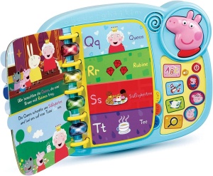 Carte de invatare Vtech Peppa ABC-Buch pentru copii 2-5 ani, 14 pagini, cu sunete - Img 3