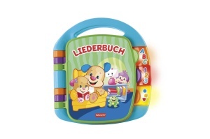 Carte electronica muzicala Fisher-Price CDH40, 3 butoane, pentru bebelusi, 6 luni