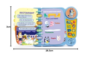 Carte interactiva de invatare Bluey - 14 pagini cu sunete originale - Img 9