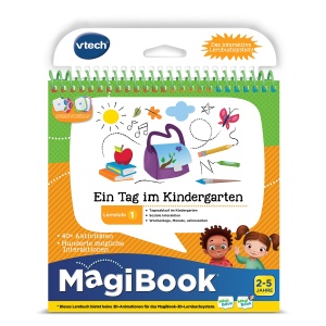 Carte interactiva de invatare VTech Magibook 80-481204 pentru copii 2-5 ani - Img 2