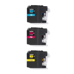 Cartus de cerneala Brother LC-123RBWBP, capacitate standard, cyanmagentagalben - Img 2