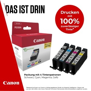 Cartus de cerneala Canon CLI-581 Multipack, 1200 pagini, negru, colorat - Img 2