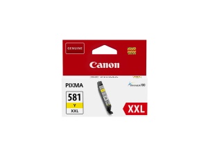 Cartus de cerneala Canon CLI-581 XXL, 11,7 ml, culoare galbena, compatibil cu PIXMA