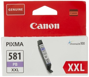 Cartus de cerneala Canon CLI-581PB XXL Original Foto Albastru, 11.7 ml