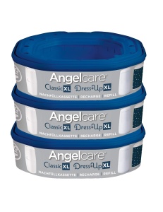 Cartus de inlocuire pentru cos de gunoi Angelcare Dress-Up si Classic XL, 3 bucati