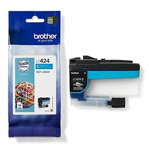 Cartus Original Brother LC-424C Cyan pentru DCP-J1200DW, 750 pagini - Img 2