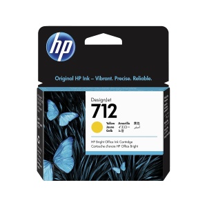 Cartus Original HP 712 Gelb, 29 ml, pentru DesignJet T650, T630, T250, T230