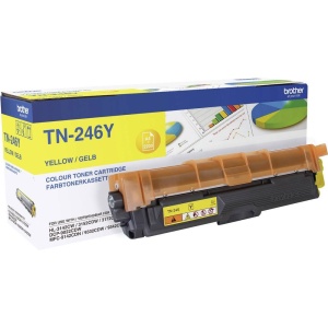Cartus toner Brother TN-246Y, original, jumbo, galben, 2200 pagini