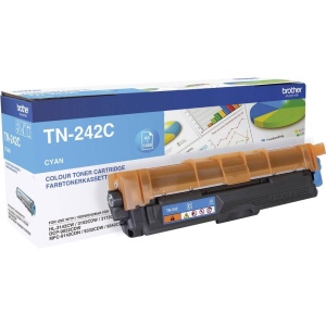 Cartus toner original Brother TN-242C cyan, 1400 pagini, compatibil HL-3142CW