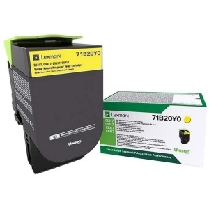Cartus Toner Original Lexmark 71B20Y0, Galben, 2300 Pagini - Img 2