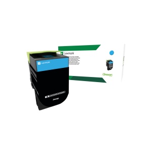 Cartus Toner Original Lexmark 71B2HC0 Cyan, Capacitate 3500 Pagini