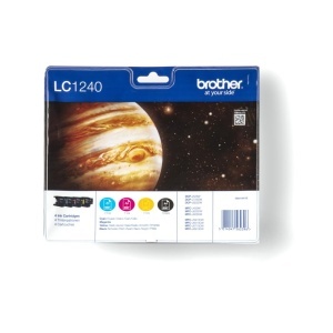 Cartuse de Cerneala Brother LC1240VALBPDR, Set 4 Culori, XXL