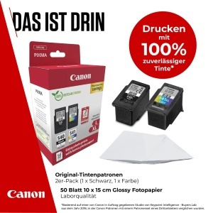 Cartuse Originale Canon PG-540L CL-541XL, Negru si Colorat, 2 Cartuse - Img 2