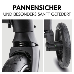 Carucior 2in1 Hauck Comfort N Care Set Black Genti Guma Pliere Compacta - Img 6