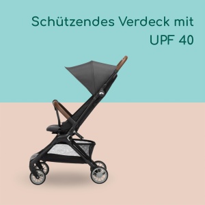 Carucior compact pentru copii Bebeconfort Zephir, 0-4 ani, 5.6 kg, Mineral Graphite - Img 7