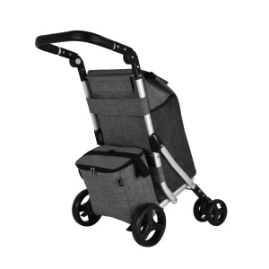 Carucior de cumparaturi JATA HCAR2502, 40 l, 4 roti, design pliabil - Img 9