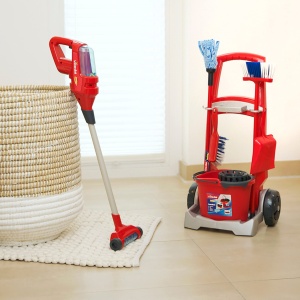 Carucior de curatenie Vileda 6720 cu aspirator, mop, galeata si accesorii, 29x24x60 cm - Img 7