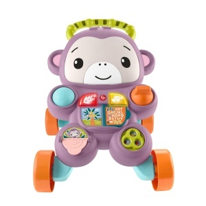 Carucior de mers Fisher-Price JGW90, lila, cu activitati muzicale - Img 5