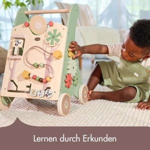 Carucior de mers Tiny Love, 2-in-1, 12 activitati interactive, design natural, 18 luni - Img 2