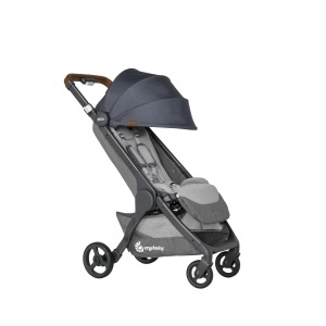 Carucior Ergobaby Metro Deluxe Pliabil Compatibil cu Scaun Auto London Grey