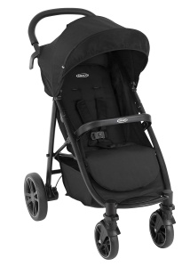 Carucior Graco EeZeFold, Faltabil, Negru, Pana la 15 kg