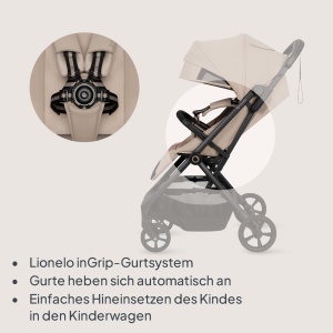 Carucior Lionelo Tansi pentru calatorii, 22 kg, compact, cu sistem de pliere - Img 5