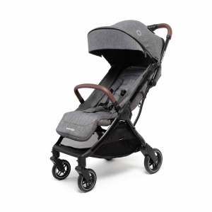 Carucior Maxi-Cosi Eva3, 0-4 ani, 0-22 kg, carucior pentru copii, usor si compact, pozitie de culcare plata, 3 pozitii de culcare, pliabil automat cu 1 mana, curea de transport, Select Gri