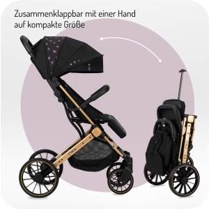 Carucior MoMi Estelle Dakar pentru copii de la 6 luni, 22 kg, pliabil, cu cos de cumparaturi - Img 7
