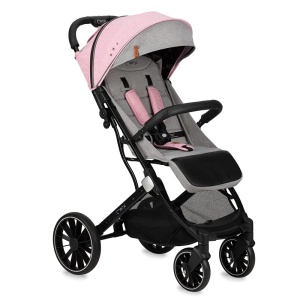 Carucior MoMi ESTELLE DAKAR pentru copii de la 6 luni, 22 kg, roz, pliabil