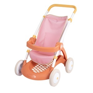 Carucior pentru papusi Smoby Baby Nurse, inaltime maner 58 cm, pentru papusi de pana la 42 cm