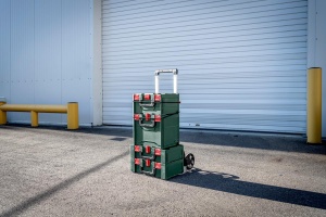 Carucior pentru transport metaBO X Trolley, capacitate 125 kg, constructie robusta - Img 2
