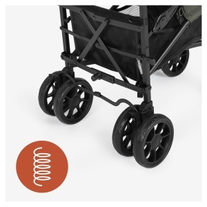 Carucior pliabil hauck Fold N Care, verde, 7.6 kg, cu protectie UV 50 - Img 6