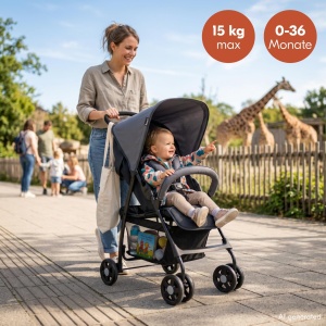 Carucior sport hauck Federleichter, 5.9 kg, compact, gri - Img 2
