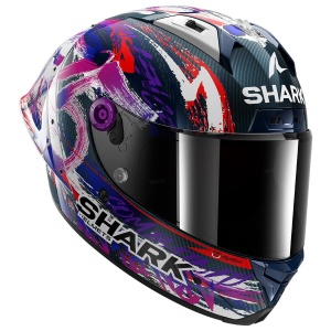 Casca Moto SHARK AERON GP FIM Replica ZARCO, Carbon Alb Violet, XS - Img 4