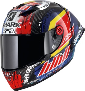 Casca moto SHARK RACE-R PRO GP 06 Replica Zarco Chakra carbon, XS