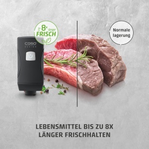 CASO Vacu OneTouch Pro Set Vakuumierer Portabil Pompa Puternica 12 Lmin - Img 4