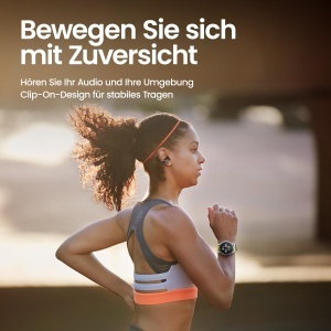 Casti audio Amazfit Up, Bluetooth, IPX4, cu control tactil - Img 4