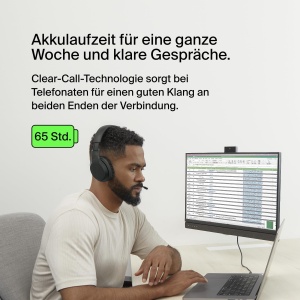 Casti audio Belkin SoundForm Adapt, Bluetooth 5.2, 65 ore autonomie, cu microfon - Img 3