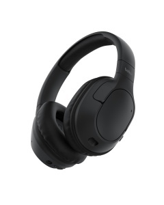 Casti audio Belkin SoundForm Surround, Noise Cancelling, 60 ore, Negru