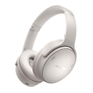 Casti audio Bose QuietComfort, Noise-Cancelling, Bluetooth, 24 ore autonomie, Alb