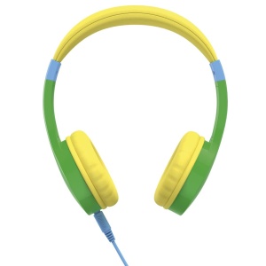 Casti audio Hama Kids Guard cu cablu, limitare volum 85 dB, verdemulticolor