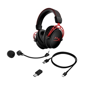 Casti audio HyperX Cloud Alpha Wireless, 300h autonomie, DTS 3D, negru-rosu - Img 11