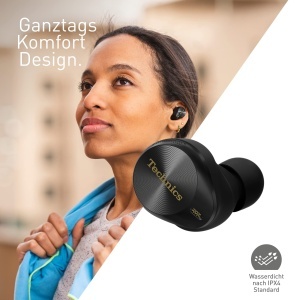 Casti audio in-ear Technics EAH-AZ80E-A, anulare zgomot, Bluetooth, albastru inchis - Img 7