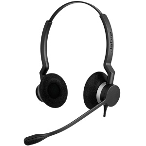 Casti audio Jabra Biz 2300 USB-A UC, noise cancelling, negru, cu cablu