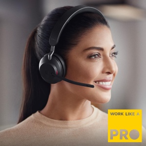 Casti audio Jabra Evolve2 65 Noise Cancelling, Bluetooth, Negru - Img 3