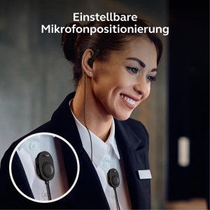 Casti audio Jabra Perform 10 cu microfon, cablu USB-C, rezistente la apa - Img 7