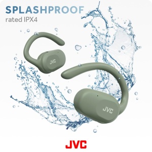 Casti audio JVC NEARPHONES HA-NP40T-G, True Wireless, 26 ore autonomie, IPX4, Verde - Img 5