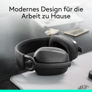 Casti audio Logitech Zone Vibe 100, wireless, 40 mm, usor, cu microfon - Img 2