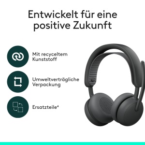 Casti audio Logitech Zone Wireless 2 ES, Bluetooth, ANC, 50m - Img 10