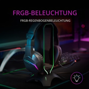 Casti audio Mars Gaming MH122, FRGB, over ear, ultrausoare, negru - Img 2